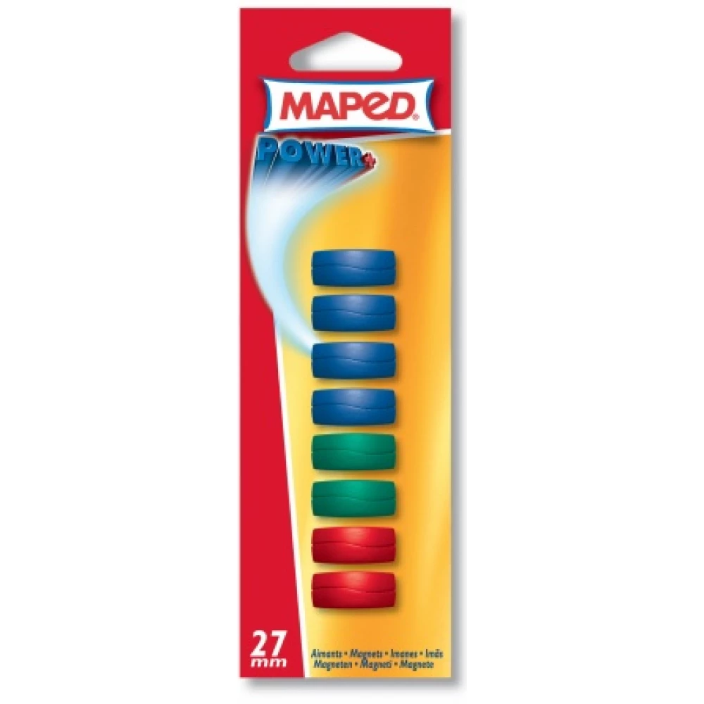 MAPED Téglalap alakú mágnes 27mm 8 db/bliszter