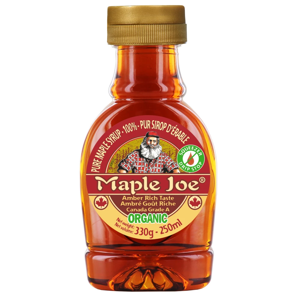 Maple Joe bio kanadai juharszirup cseppmentes 330 g
