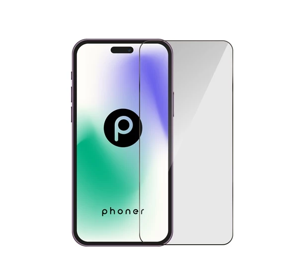 Master Clear Apple iPhone 15 Pro Max Tempered Glass kijelzővédő fólia felhelyező kerettel
