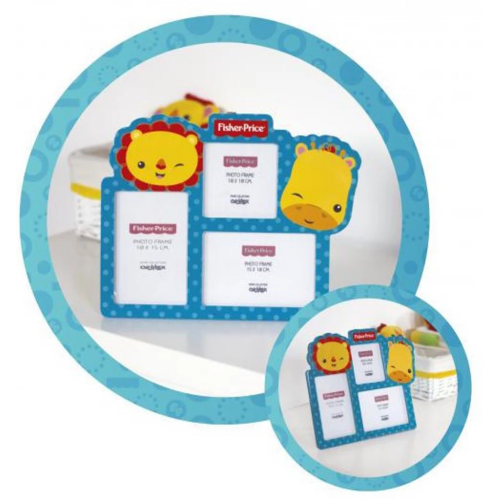 MATTEL Fisher-Price 3 részes képkeret 33x26.2 kék