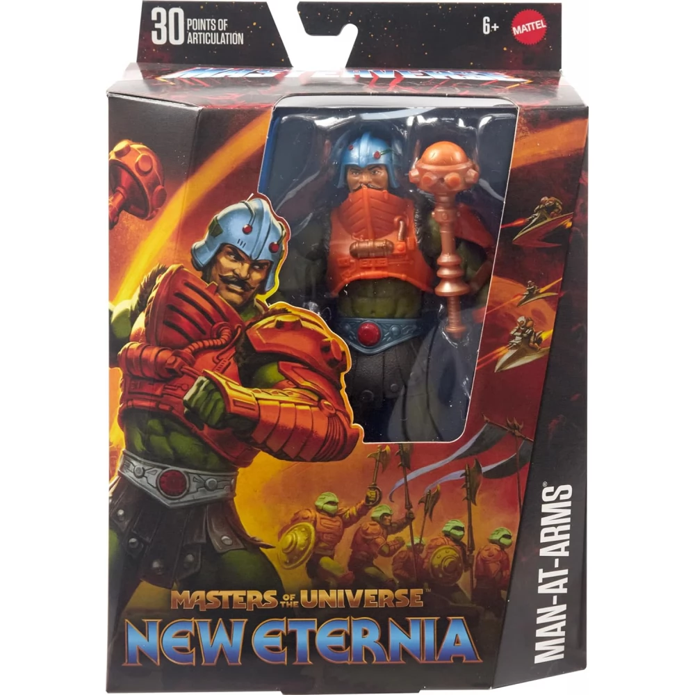 MATTEL Masters of the Universe New Eternia Man-At-Arms figura