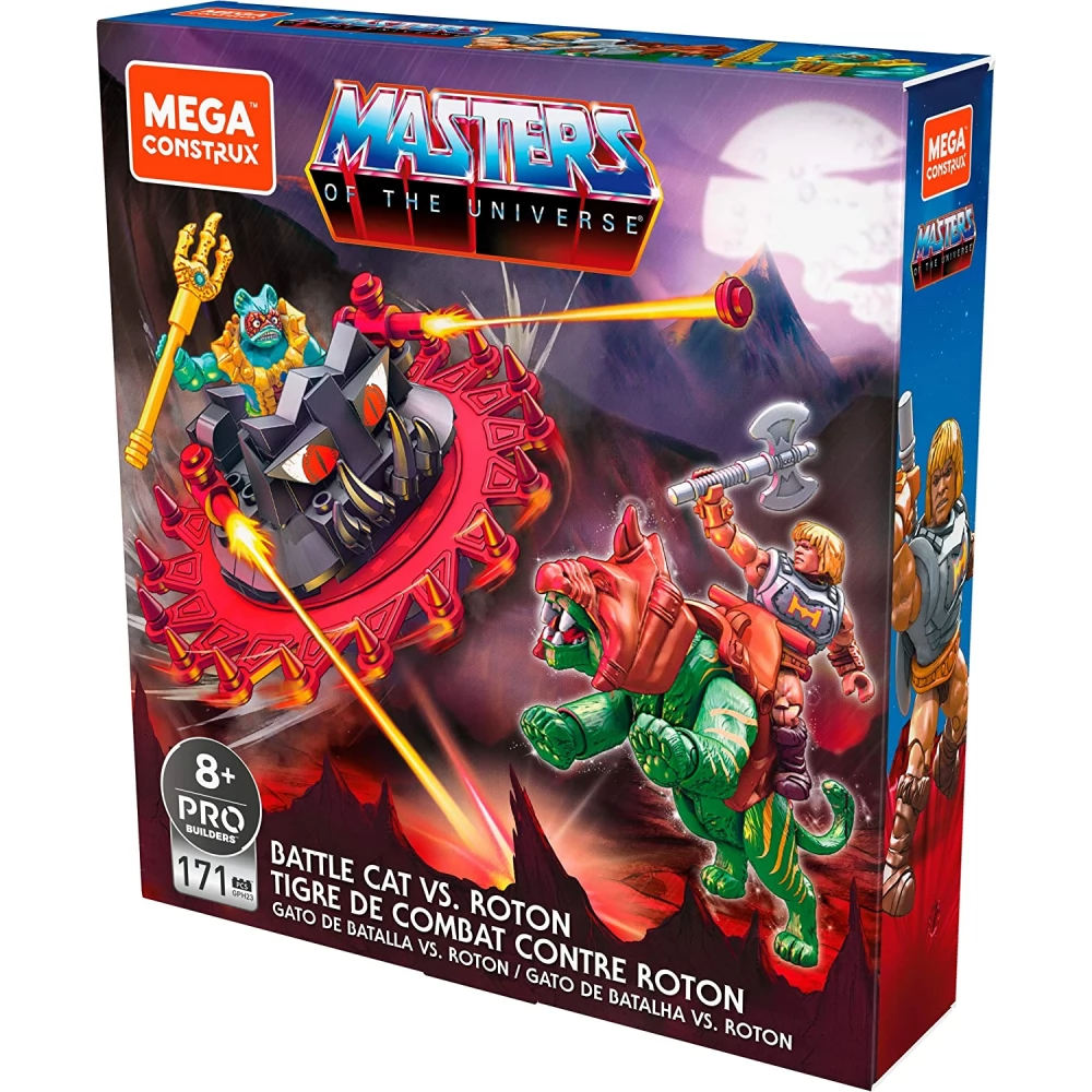 MATTEL Mega Construx Masters of the Universe Battle Cat vs Roton figura szett 171 darabos