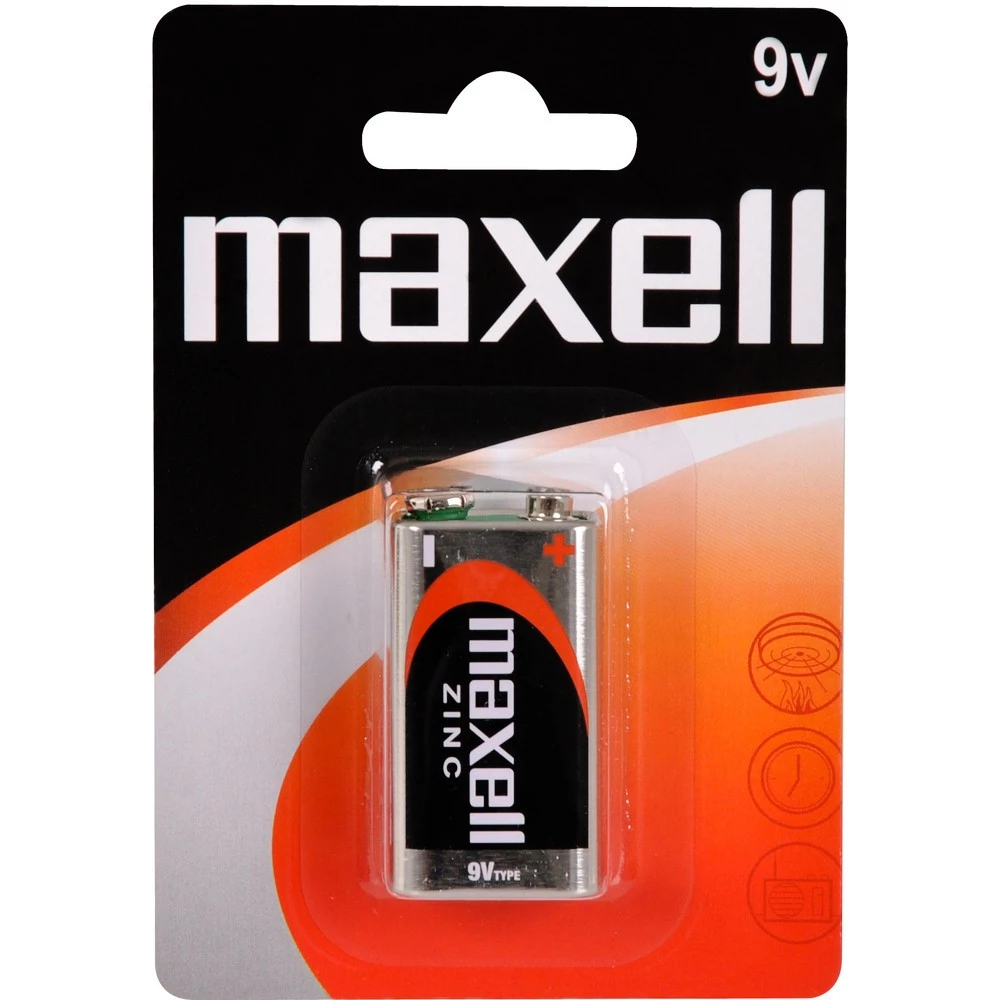MAXELL Féltartós 6F22 9 voltos elem (E) 1db