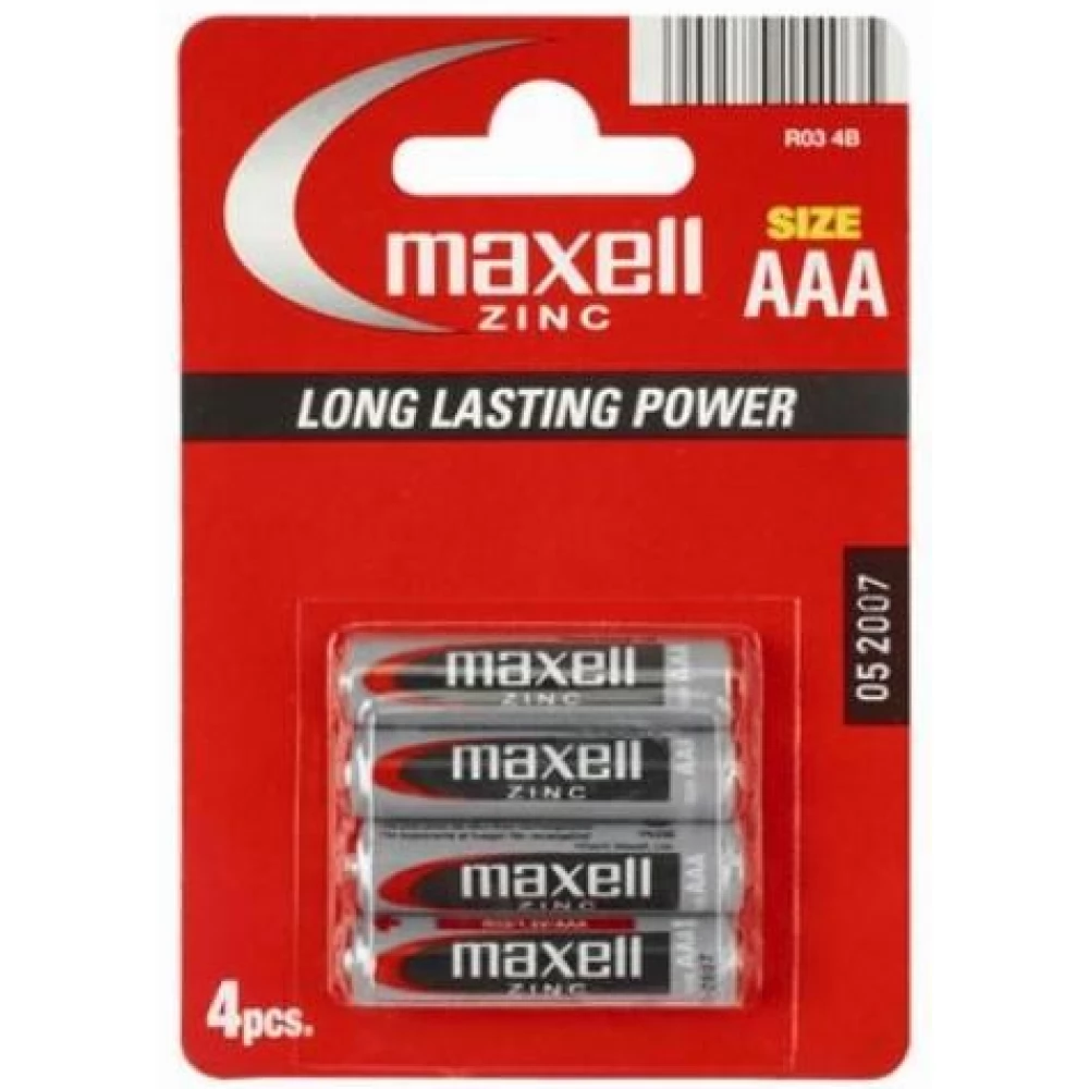MAXELL R-3 Zinc mikró ceruza elem (AAA) 4db