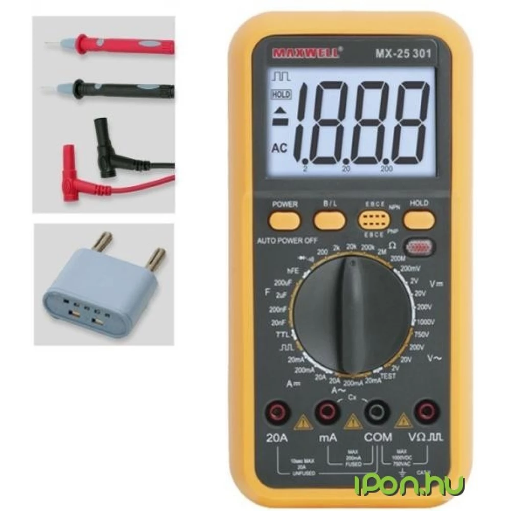 MAXWELL MX-25302 Multiméter