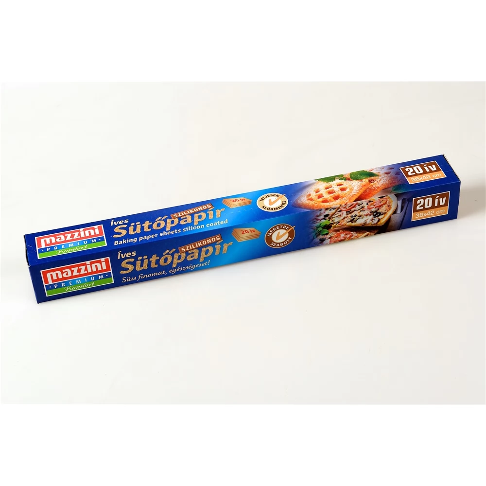 MAZZINI 103033 Premium szilikonos sütőpapír 20íves dobozos