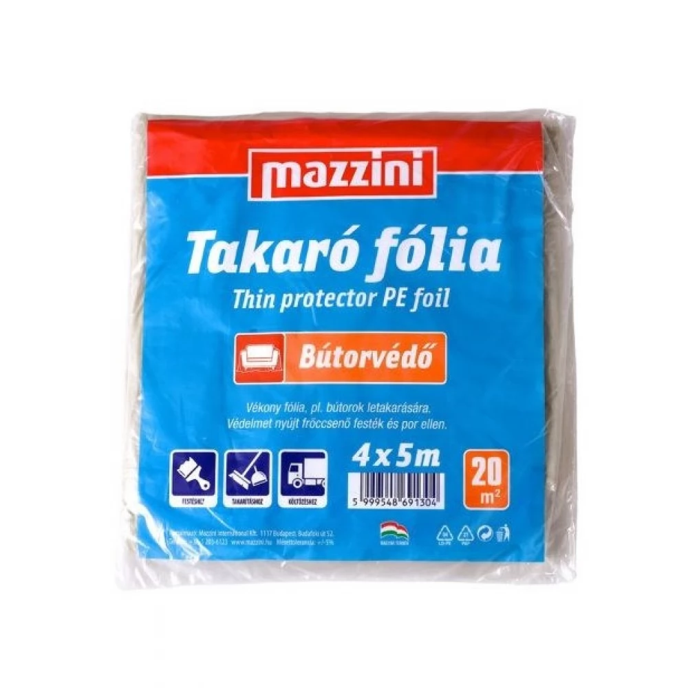 MAZZINI Takarófólia bútorvédő 20 m2