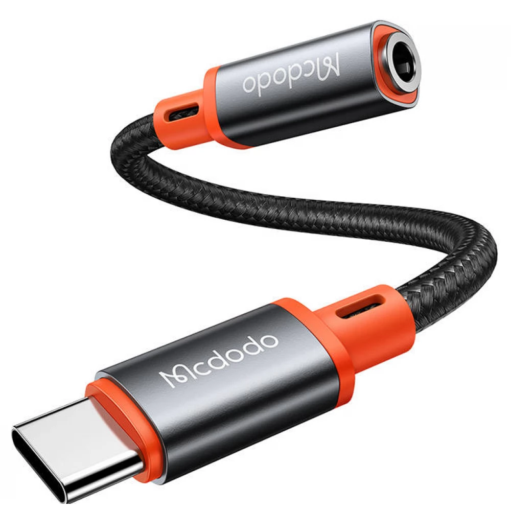 MCDODO USB 2.0 Type C Jack Átalakító Fekete 11cm 6921002675611
