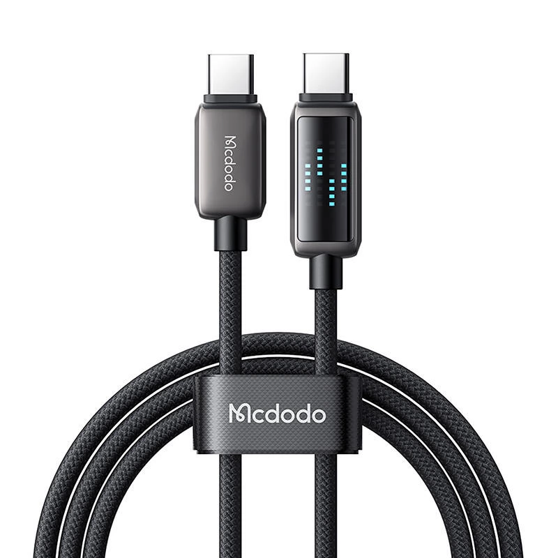 MCDODO USB 2.0 Type C Összekötő Fekete 1.2m CA-4250