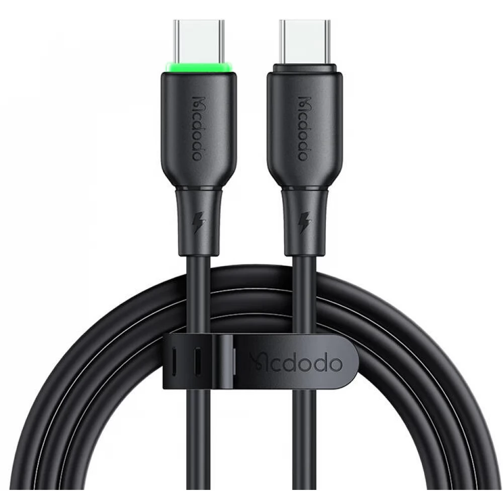 MCDODO USB 2.0 Type C Összekötő Fekete 1.2m CA-4771