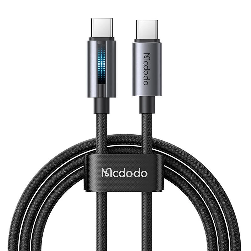 MCDODO USB 2.0 Type C Összekötő Fekete 1.2m CA-5740
