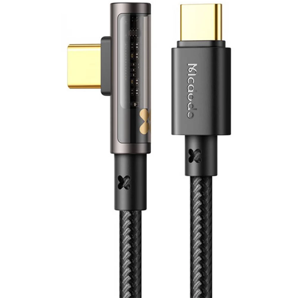 MCDODO USB 2.0 Type C Összekötő Fekete 1.8m 6921002634014