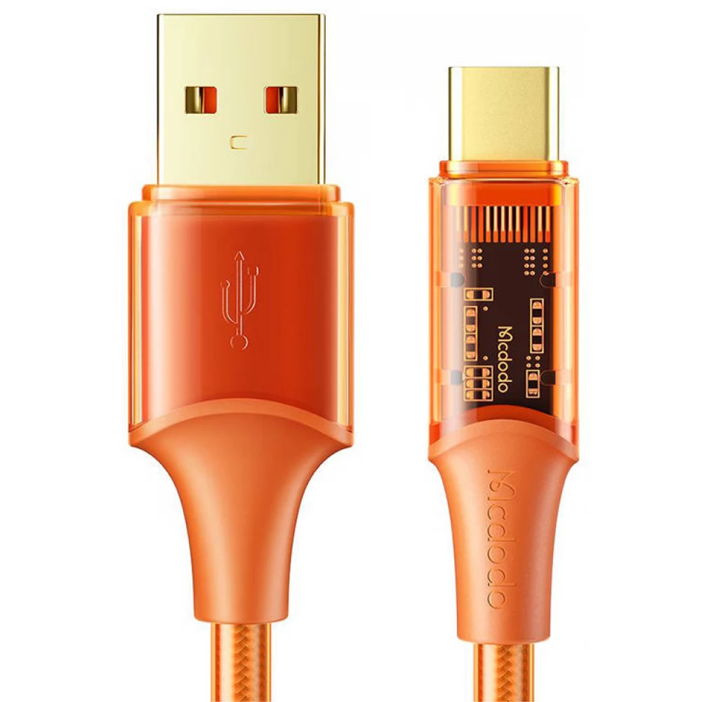 MCDODO USB 2.0 Type C Átalakító Narancssárga 1.8m 6921002620932