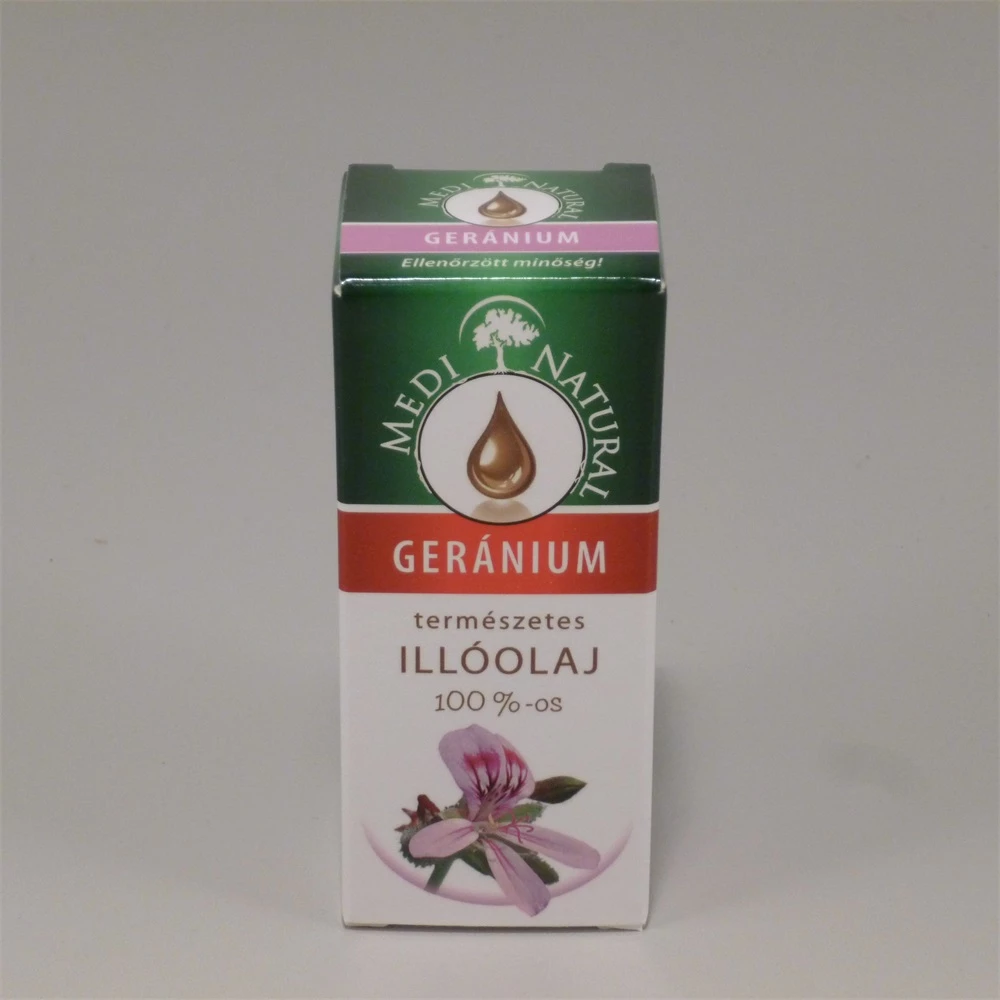 Medinatural geránium 100% illóolaj 10 ml