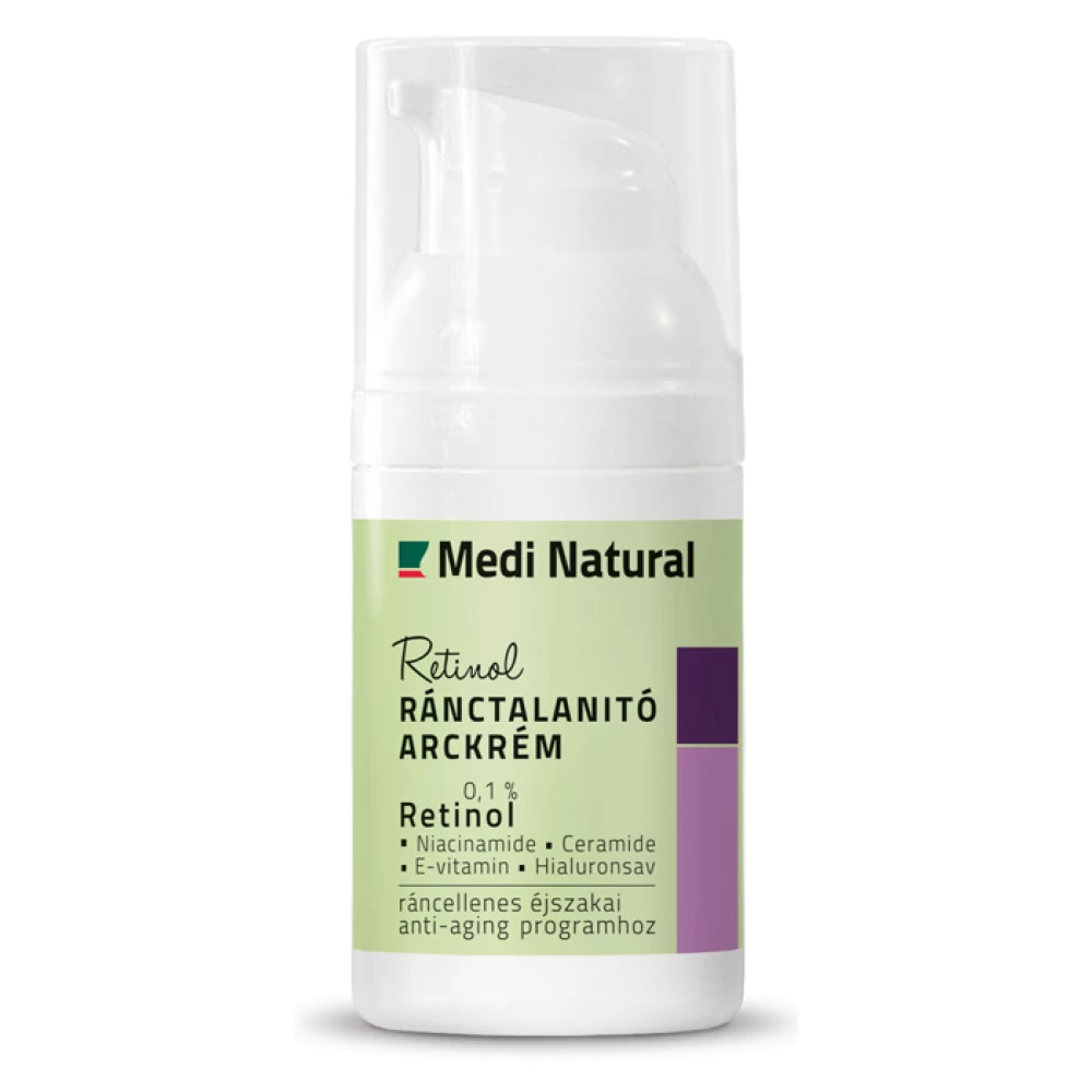 Medinatural retinol ránctalanító arckrém 30 ml