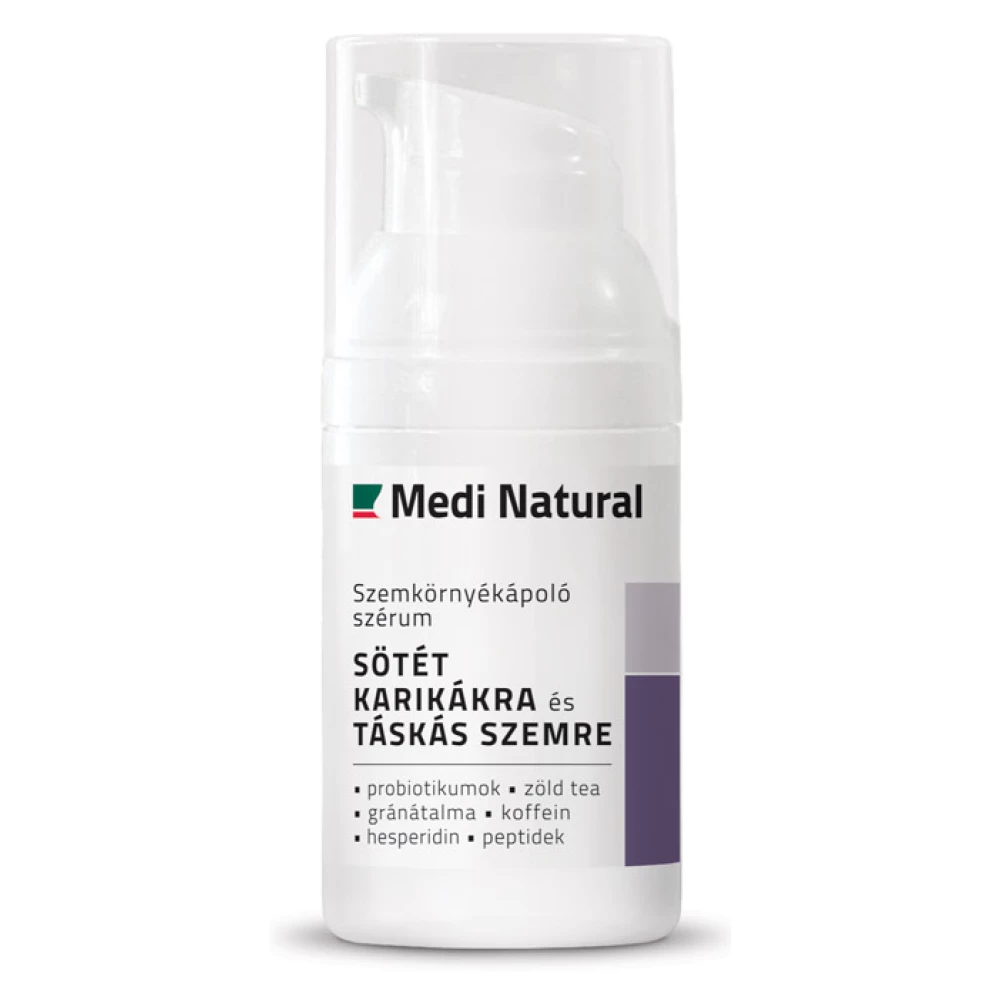 Medinatural szemkörnyékápoló szérum sötét karikákra és táskás szemre 30 ml