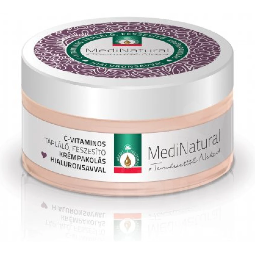 Medinatural tápláló feszesítő krémpakolás c-vitamin+hialuron 100 ml