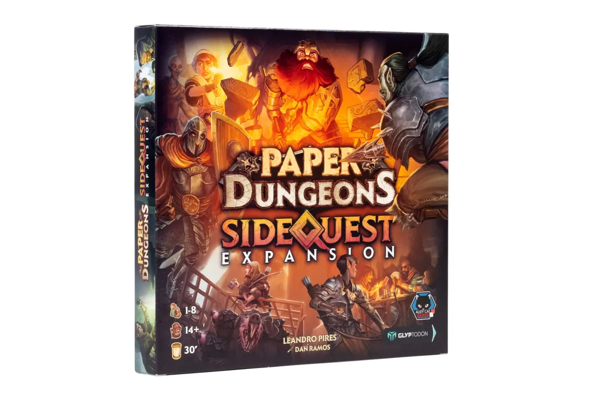 MEEPLEBR Paper Dungeons Board Game: SideQuest Expansion társasjáték kiegészítő
