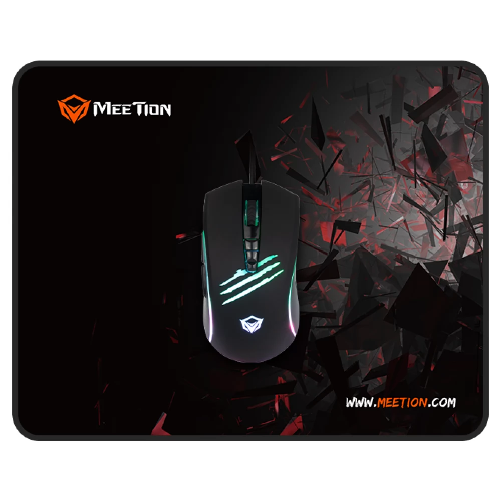 MEETION C011 Vezetékes gamer egér és egérpad Combo