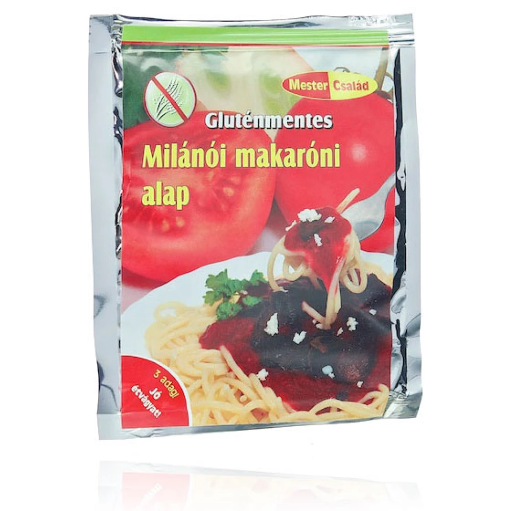 Mester Család gluténmentes milánói makaróni alap 50 g