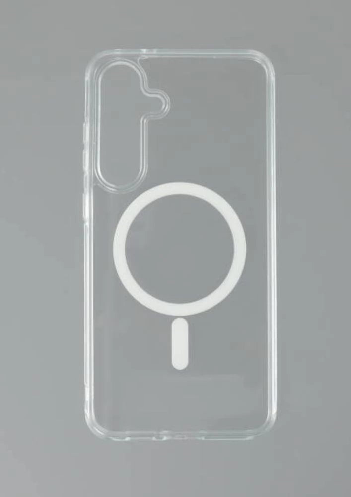 Mágneses szilikon tok Samsung Galaxy S25 Plus átlátszó