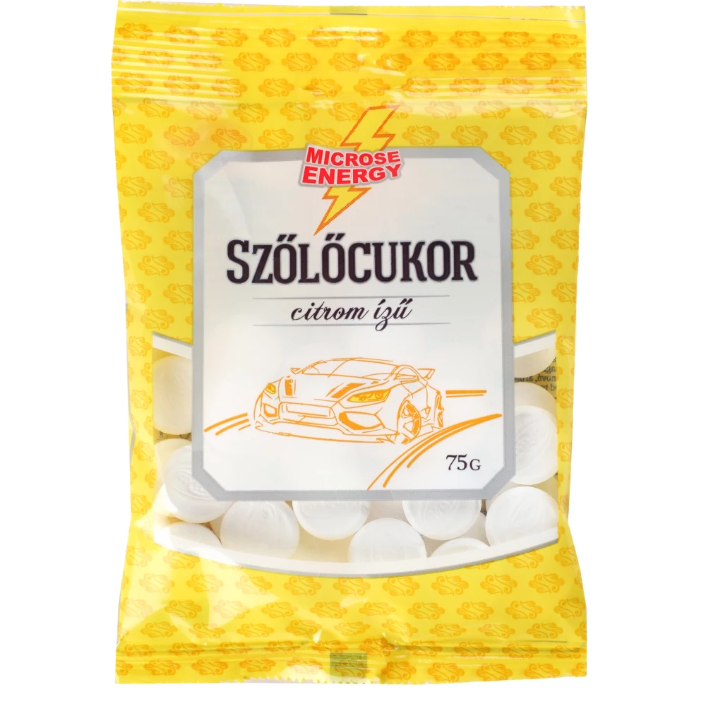 MICROSE Microse szőlőcukor tabletta citrom 75 g