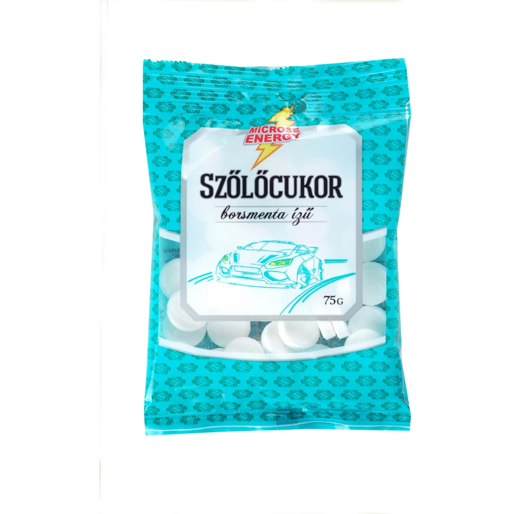 MICROSE Microse szőlőcukor tabletta mentol 75 g
