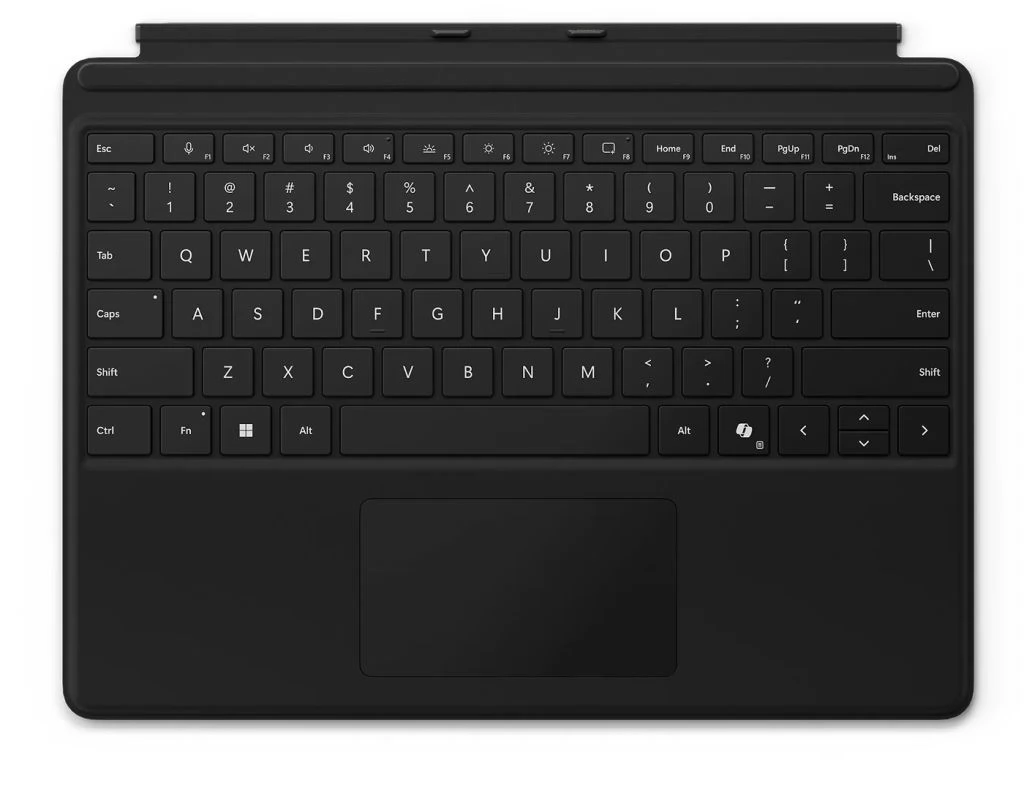 MICROSOFT Surface Pro billentyűzet 2024 Eng Int. fekete