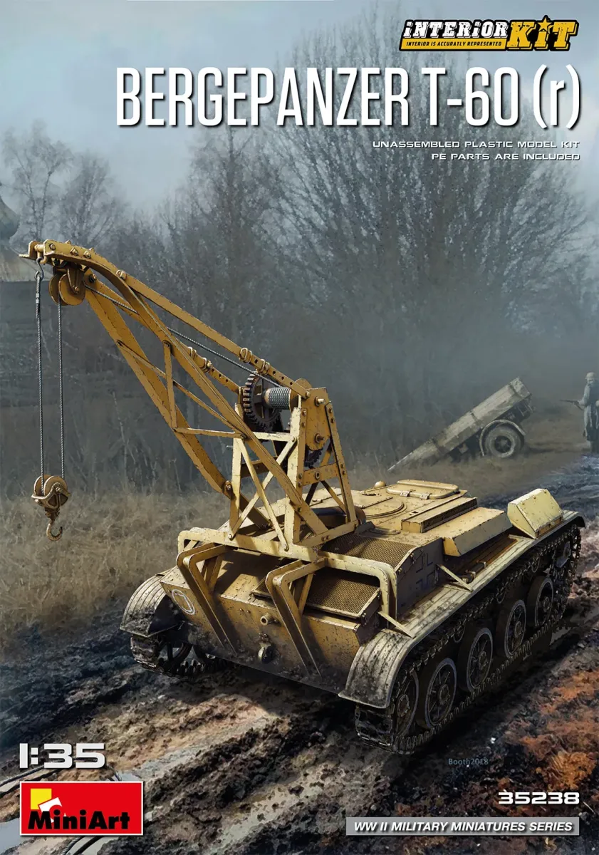 MINIART 1/35 Bergepanzer T-60 (r) darus tank modell