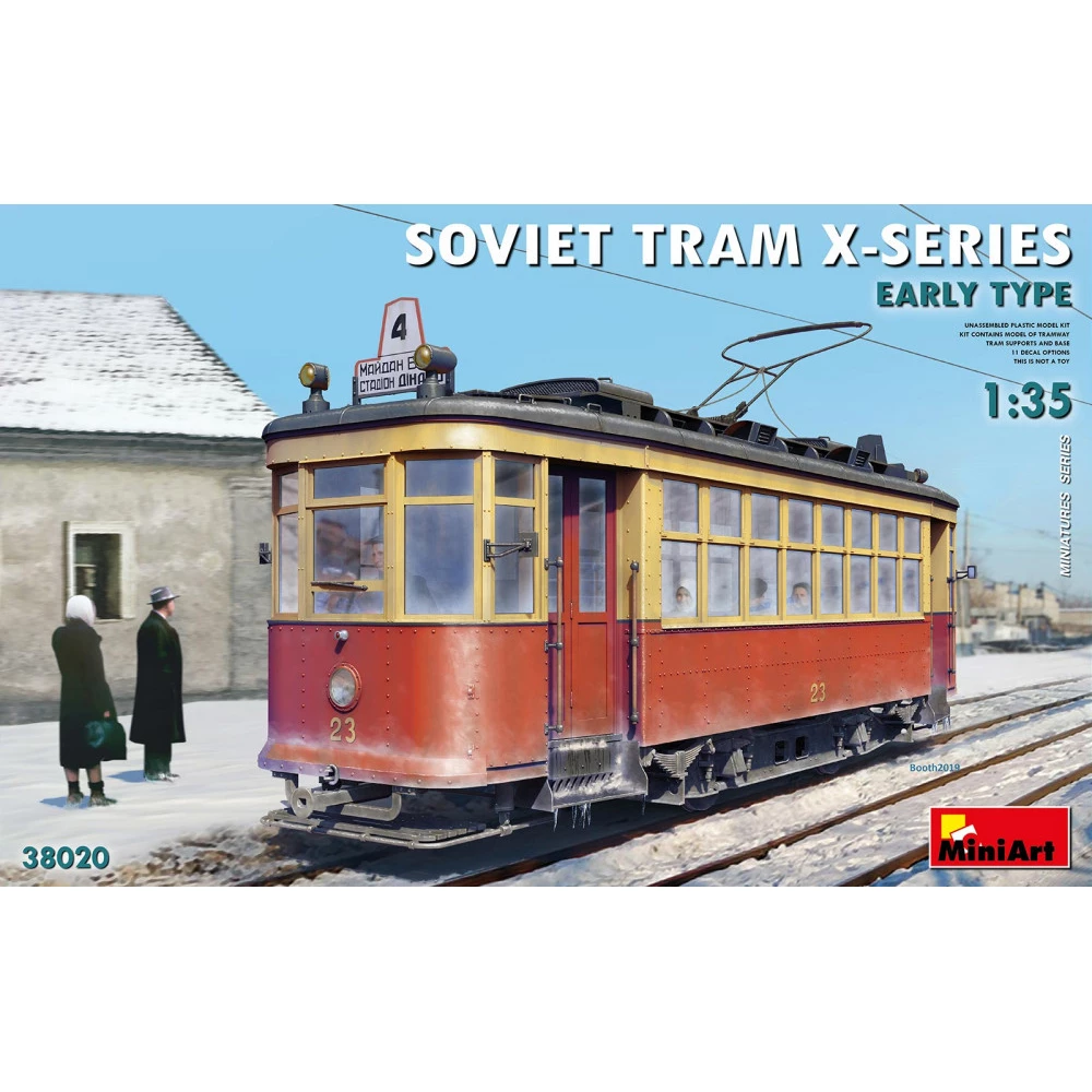 MINIART Soviet Tram X Series Early Typ