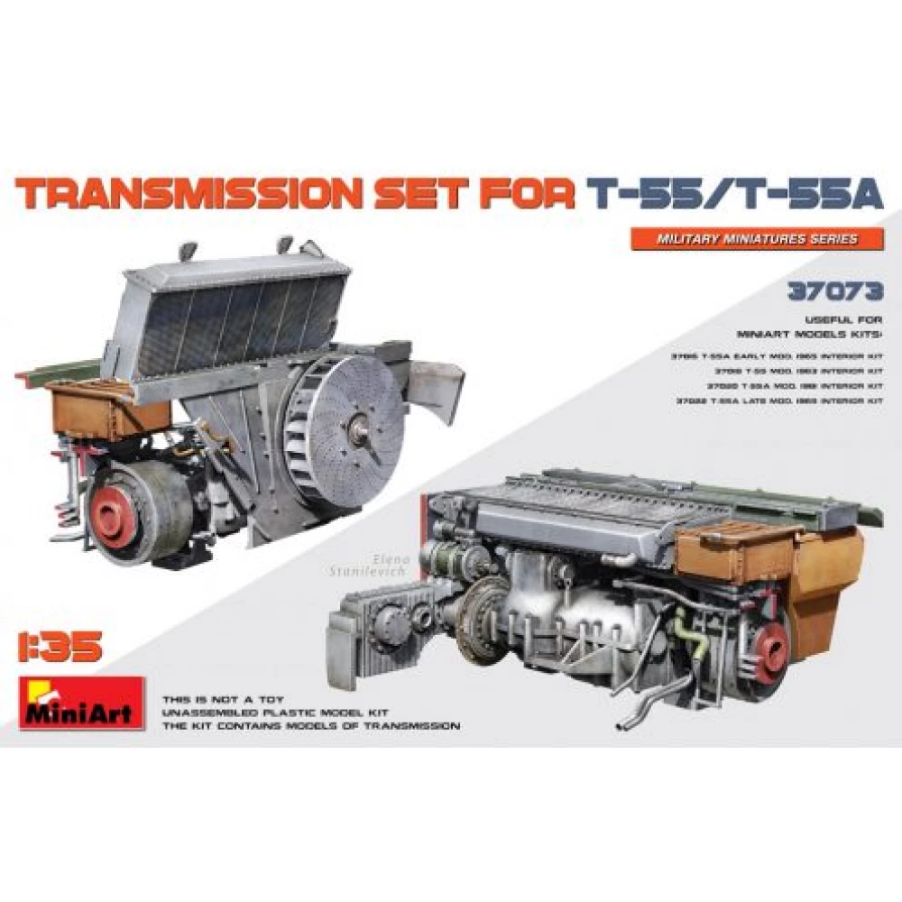 MINIART Transmission Set for T-55/T-55A