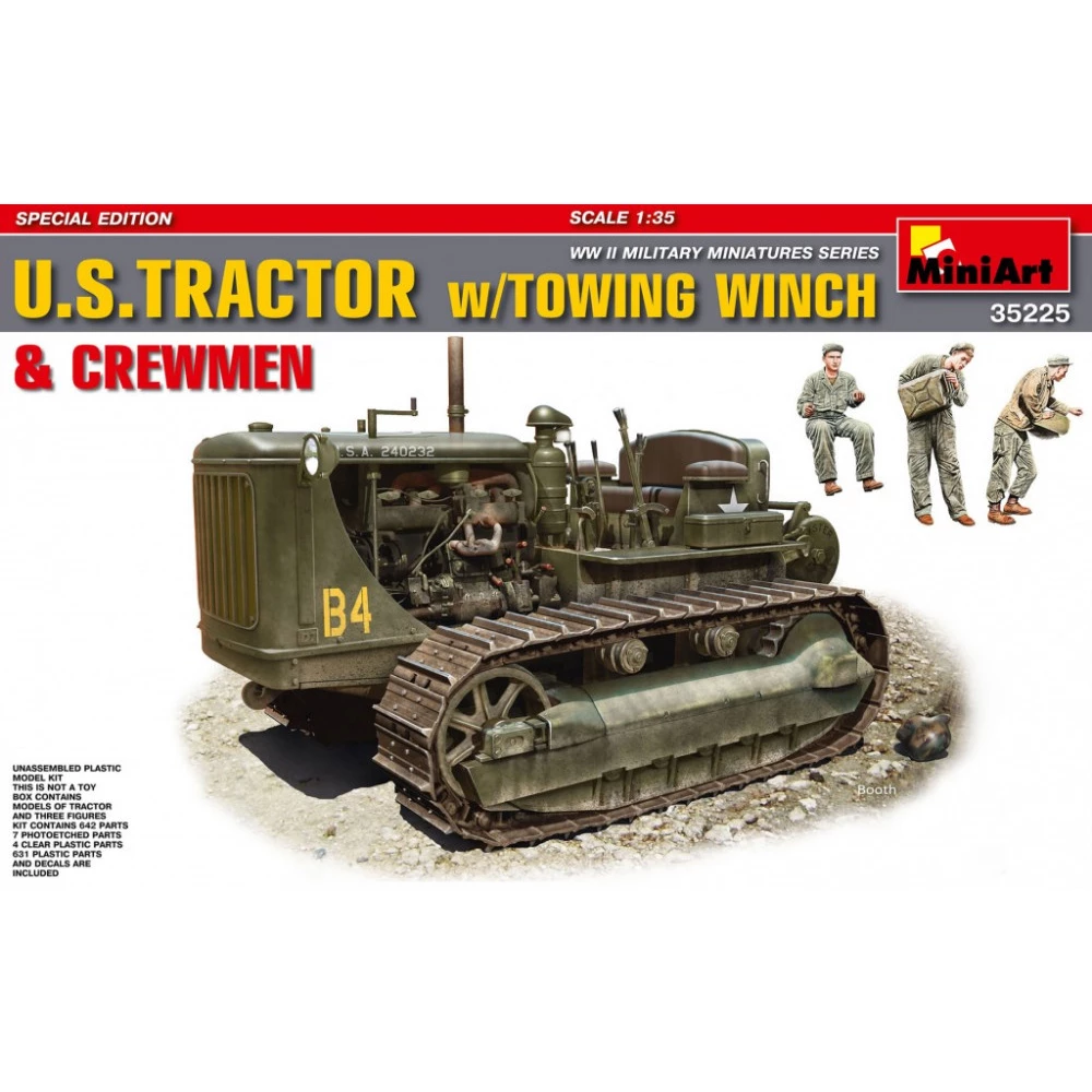 MINIART U.S.Tractor withTowing Winch