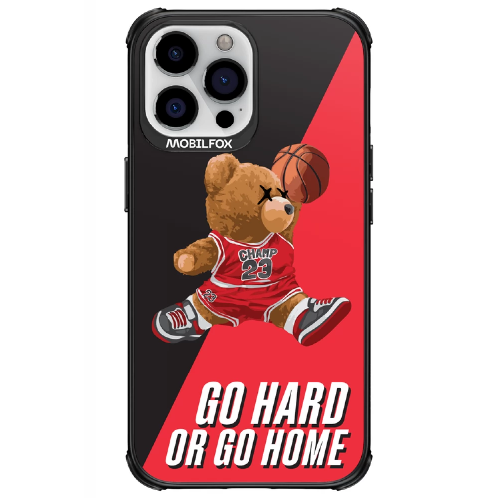 MOBILFOX Full-Shock 3.0 hátlaptok iPhone 13 Pro Max Go Hard or Go Home