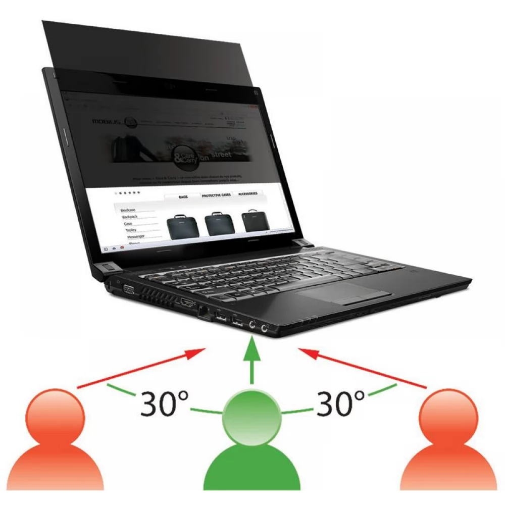 MOBILIS Privacy Filter for LCD screen/laptop 13.3" W (16:10)
