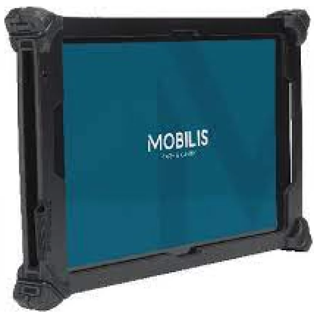 MOBILIS PROTECH reinforced protective case for Galaxy Tab Active4 Pro with kickstand + handstrap fekete