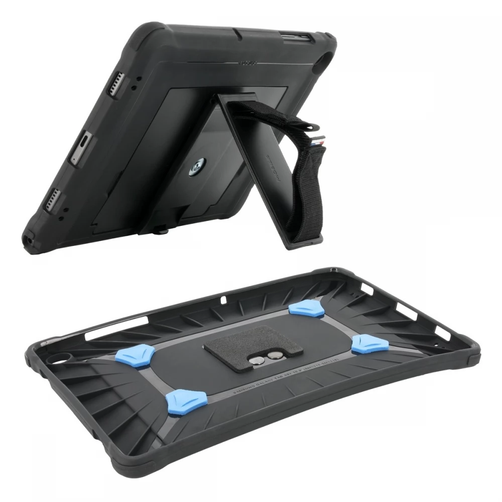 MOBILIS Reinforced protective case for Galaxy Tab A9+ 11" with kickstand + handstrap - Protech
