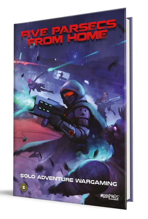 MODIPHIUS ENTERTAINMENT Five Parsecs From Home: Solo Adventure Wargame kalandjáték szabálykönyv