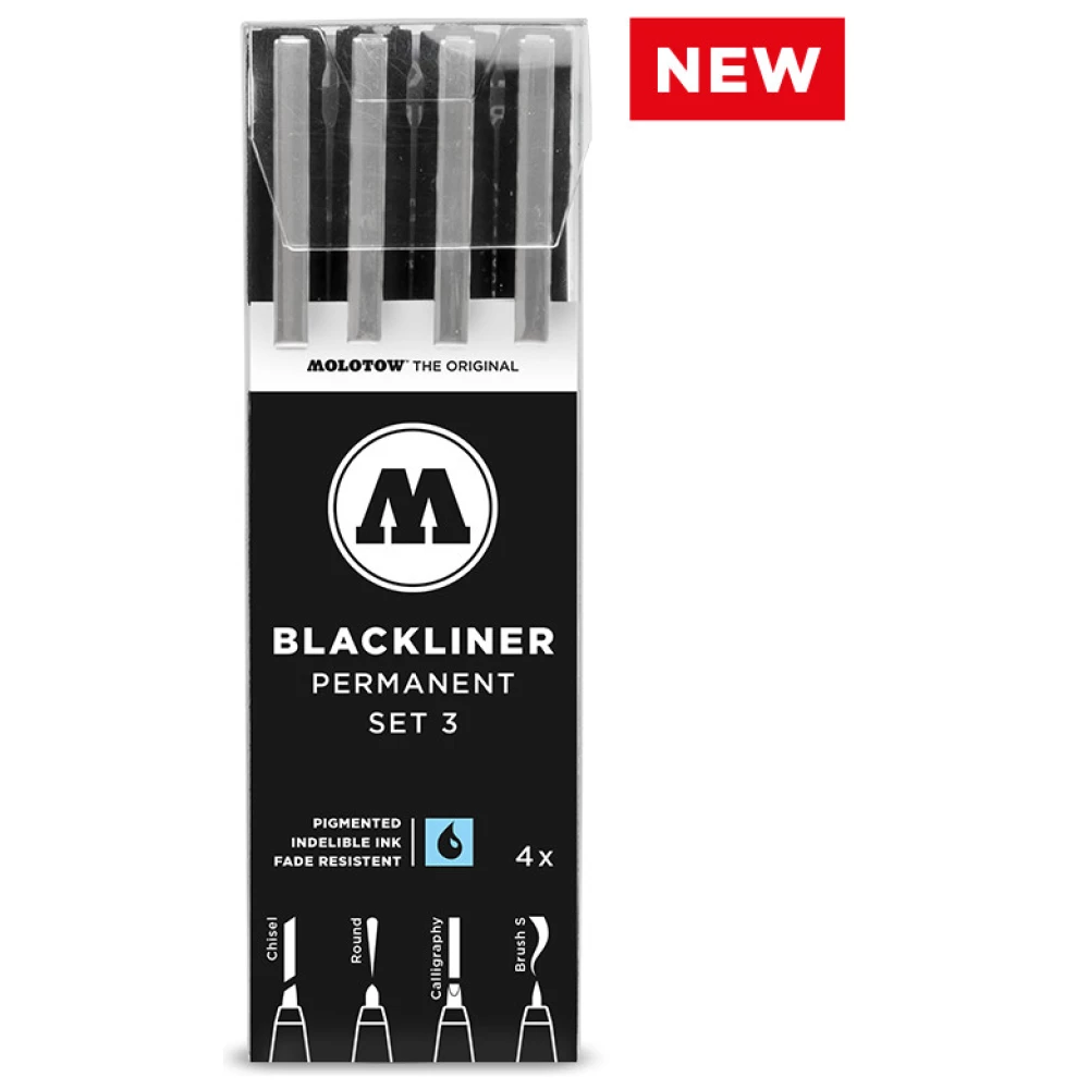 MOLOTOW Blackliner Set 3