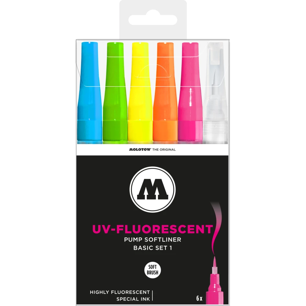 MOLOTOW Uv-Fluorescent Basic-Set 1