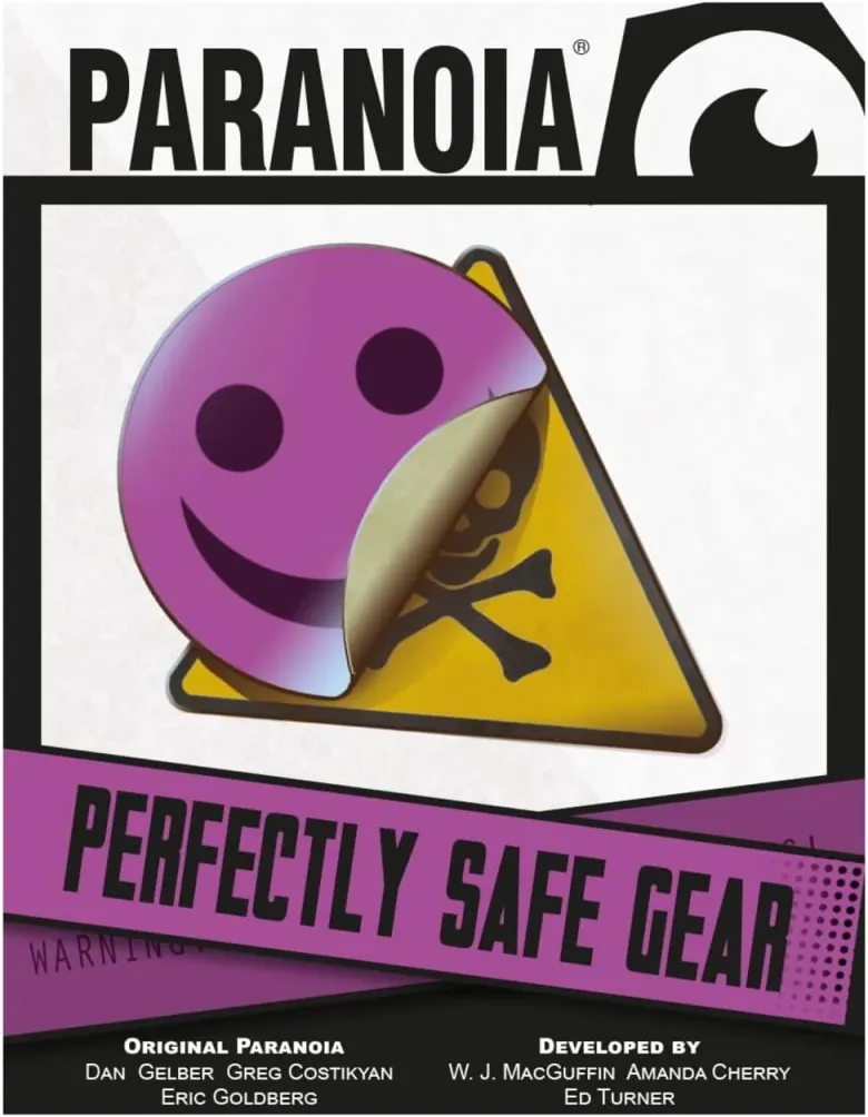 MONGOOSE PUBLISHING Paranoia RPG - Perfectly Safe Gear kártya csomag