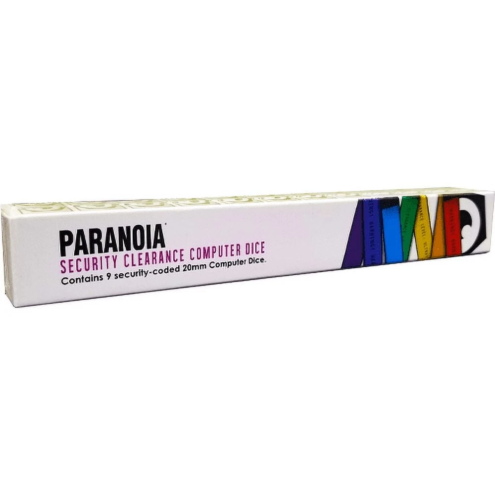 MONGOOSE PUBLISHING Paranoia RPG - Security Clearance Computer dobókocka csomag kiegészítő