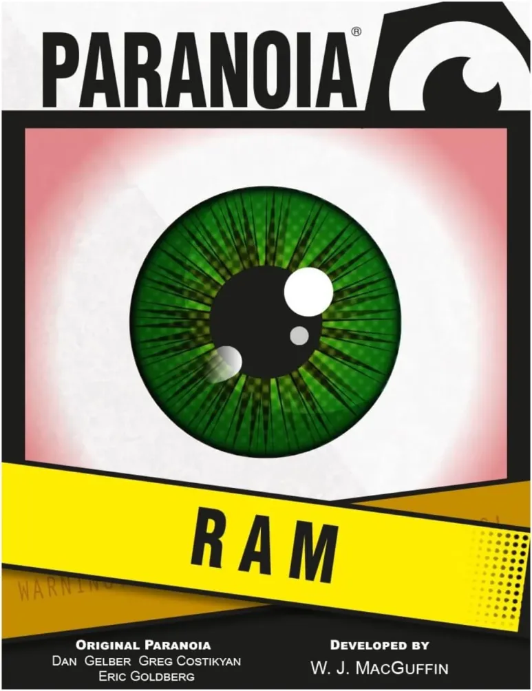 MONGOOSE PUBLISHING Paranoia RPG - The RAM Deck kártya csomag