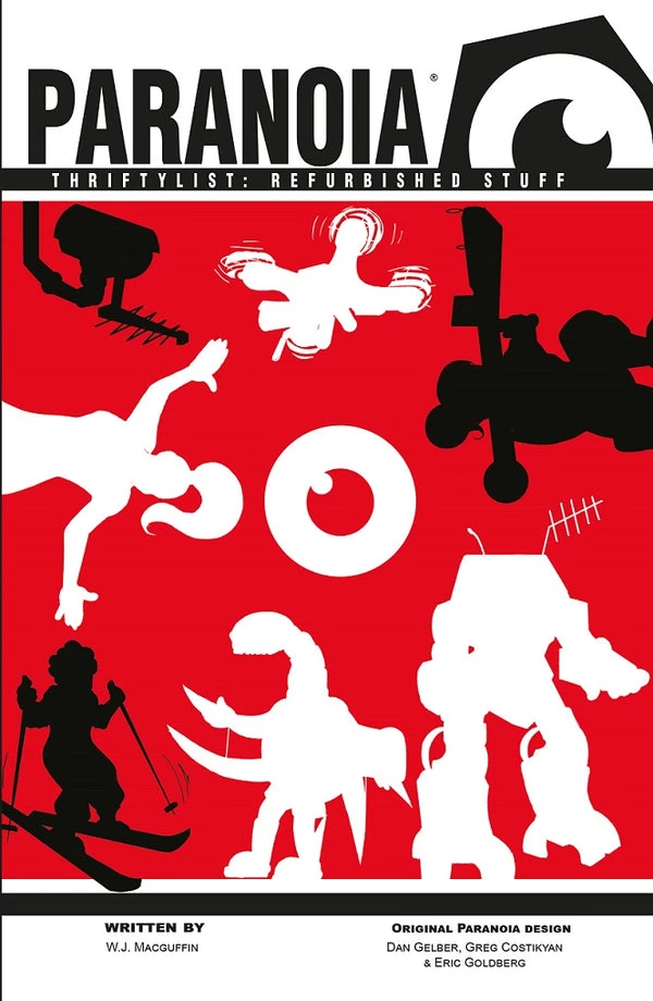 MONGOOSE PUBLISHING Paranoia RPG - Thriftylist: Refurbished Stuff szerepjáték könyv kiegészítő