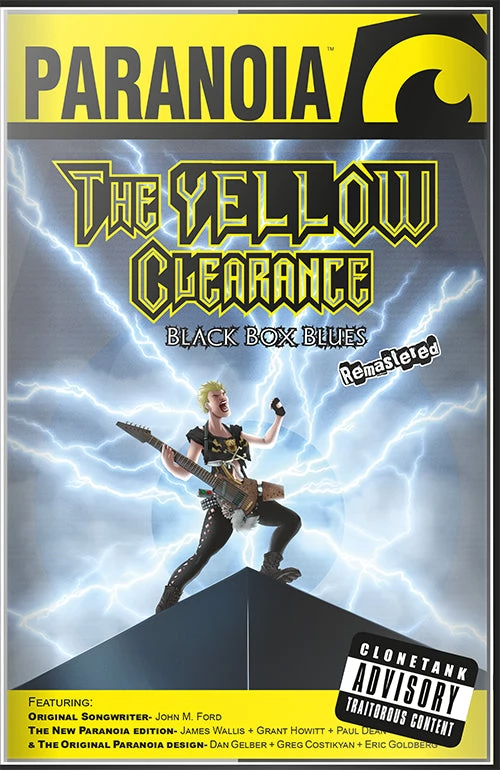 MONGOOSE PUBLISHING Paranoia RPG - Yellow Clearance Black Box Blues (Remastered) szerepjáték könyv