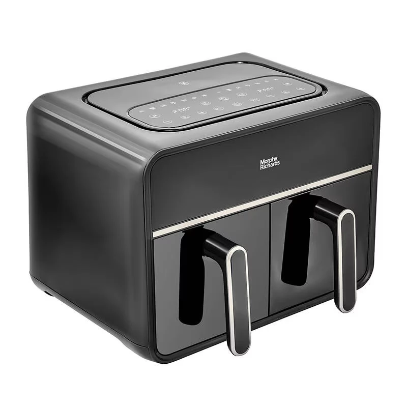 MORPHY RICHARDS 480020 Air Fryer Dupla kosaras 2x3.6L Fekete