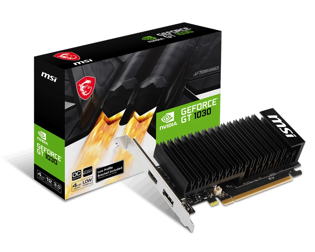 MSI GT 1030 4GHD4 LP OC GeForce GT 1030 4GB DDR4 LP OC PCIE