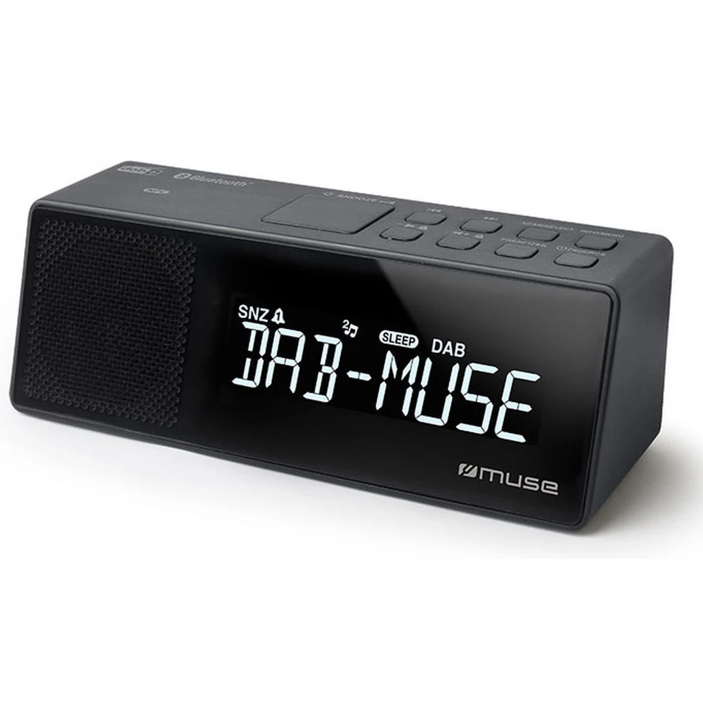 MUSE M-172DBT Ébresztőóra fekete