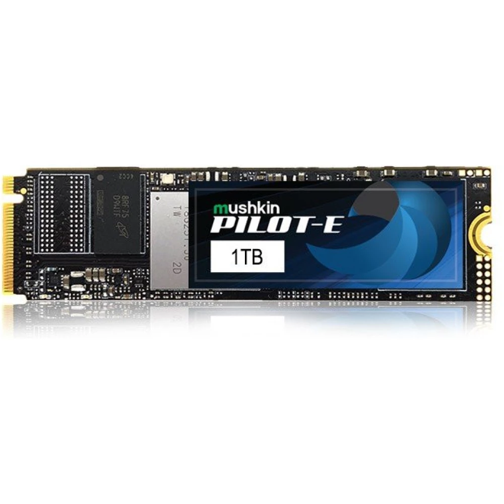 MUSHKIN 1TB Pilot-E M.2 PCIe M.2 2280 MKNSSDPE1TB-D8