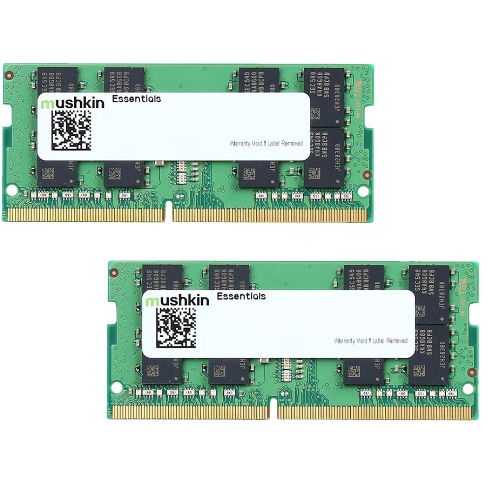 MUSHKIN 64GB Essentials Notebook DDR4 2933MHz CL21 KIT MES4S293MF32GX2
