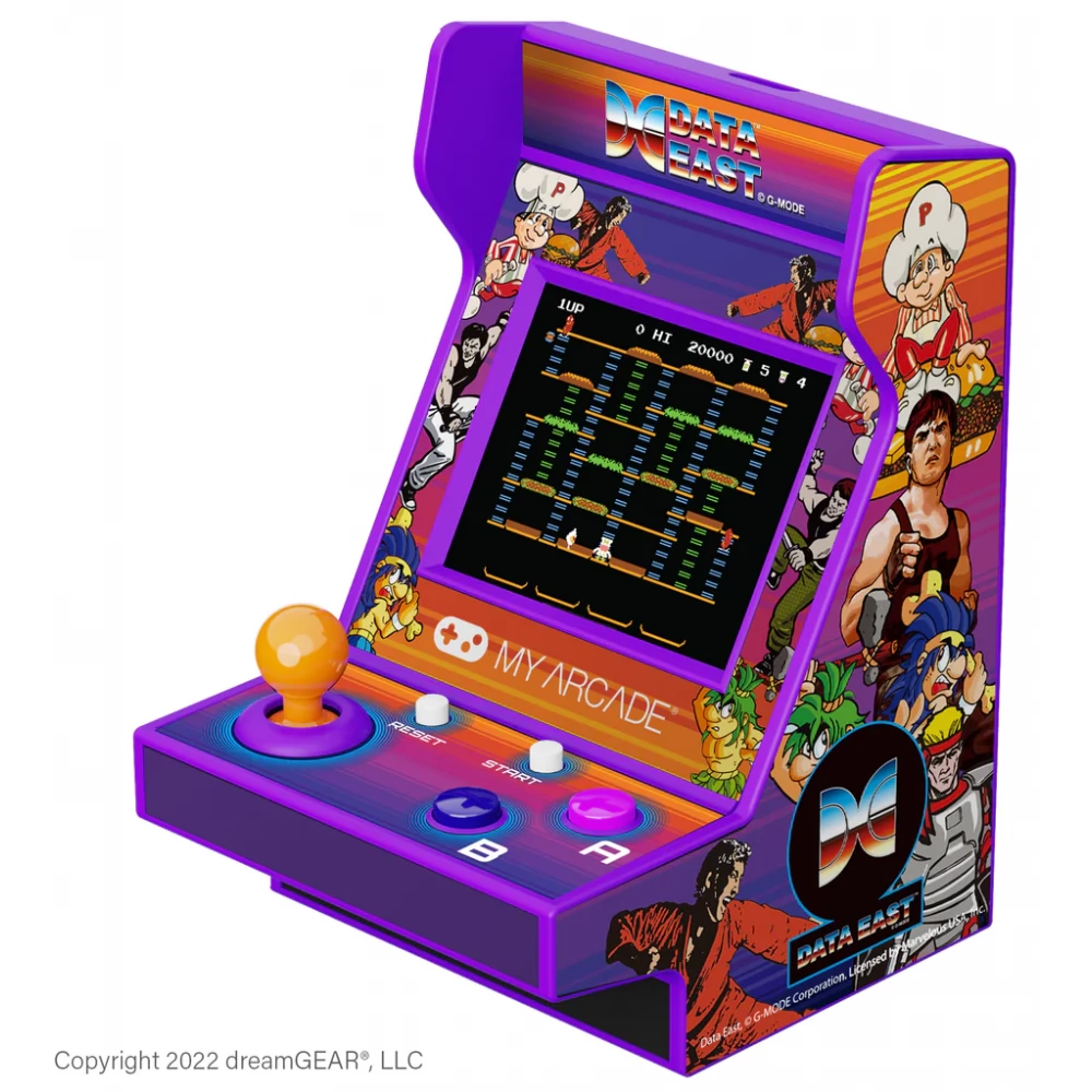 MY ARCADE Data East 100+ Pico Player Retro Arcade 3.7" Hordozható